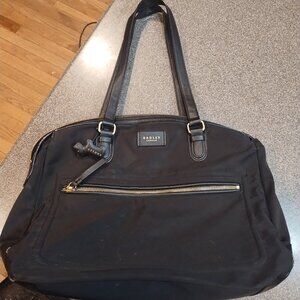 Radley London Spring Park Nylon Tote w Leather Scottie Dog Charm & Gold Hardware